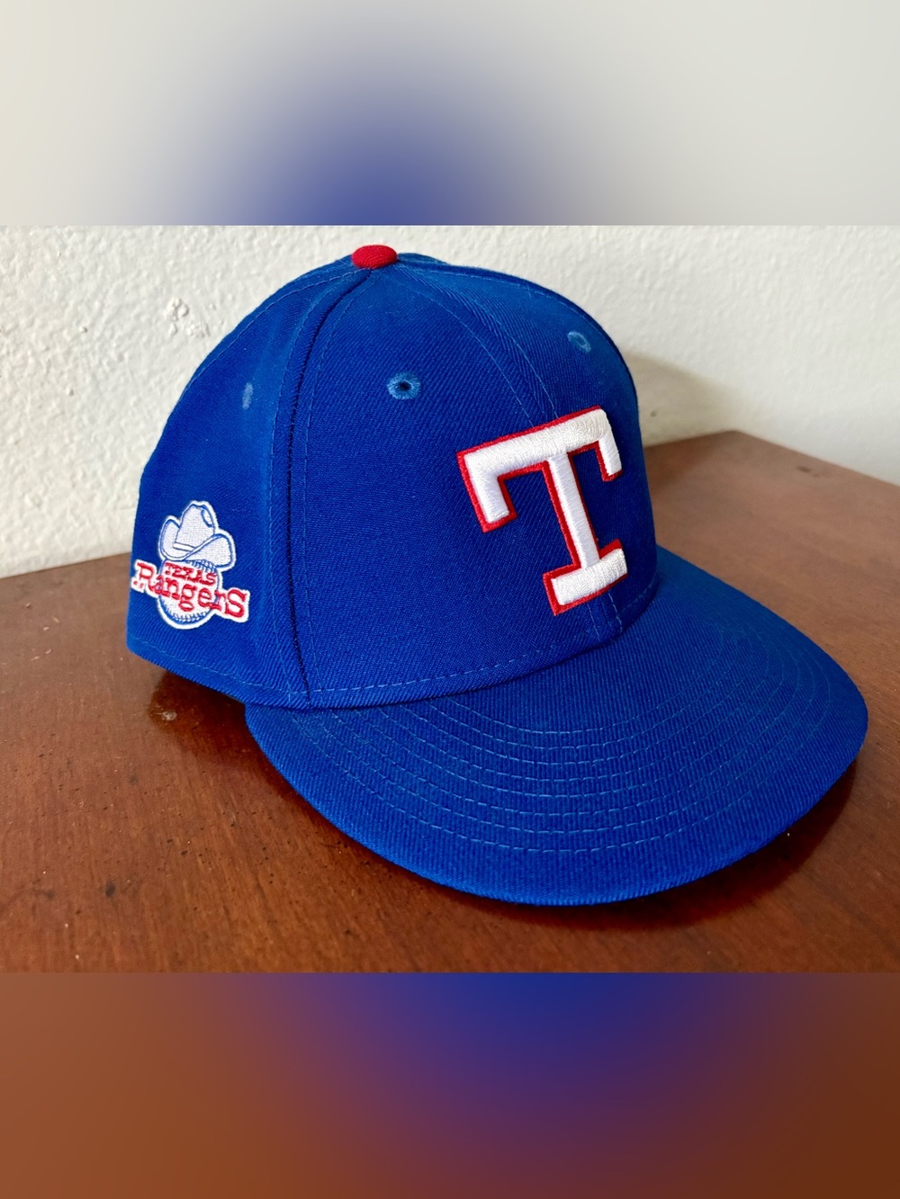 Texas Rangers Fitted  7 3/8 New Era Light Blue UV